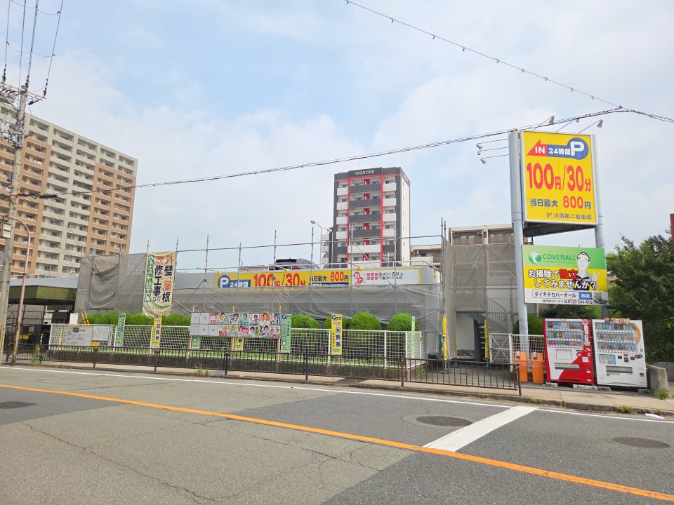 第２駐車場大規模工事中です