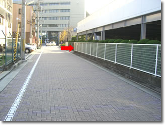 第２駐車場北入口